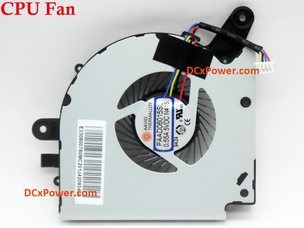 (image for) Laptop Internal Fan for MSI MS-17F4 MS-17F5 MS-17F6 Series CPU GPU Cooling Inside Left Right Cooler Assembly Genuine N415 N416